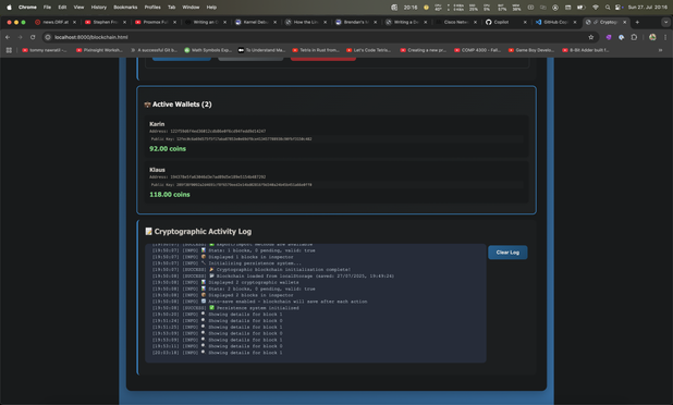 The WASM-based frontend.