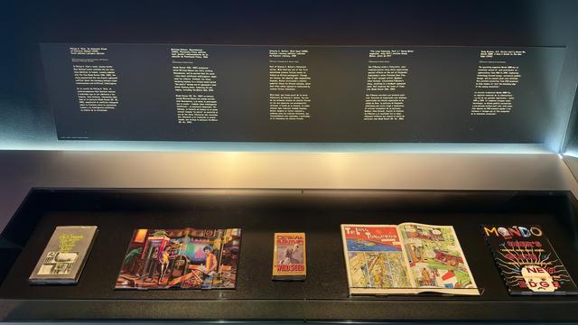 Seminal books turned into movies on display by Phillip K Dick, William Gibson, Octavia Butler, and others.