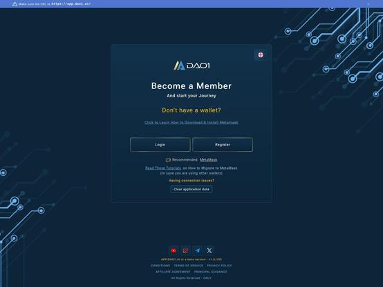 Screenshot of phishing site