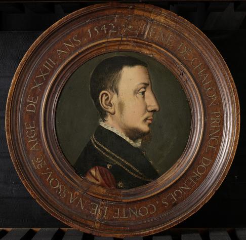 Portrait of René de Chalon (c. 1519-1544), Prince of Orange, Jan van Scorel (possibly copy after), after 1542