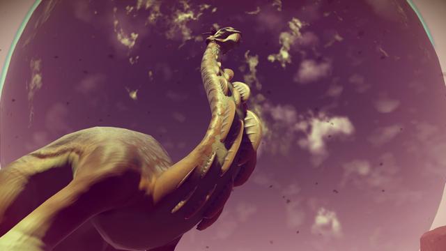 A majestic diplo in No Man's Sky