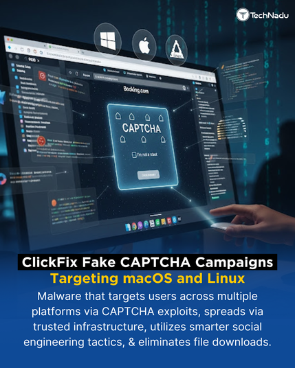 ClickFix Fake CAPTCHA Campaigns Show Enhanced Cross-Platform Tactics Targeting macOS and Linux