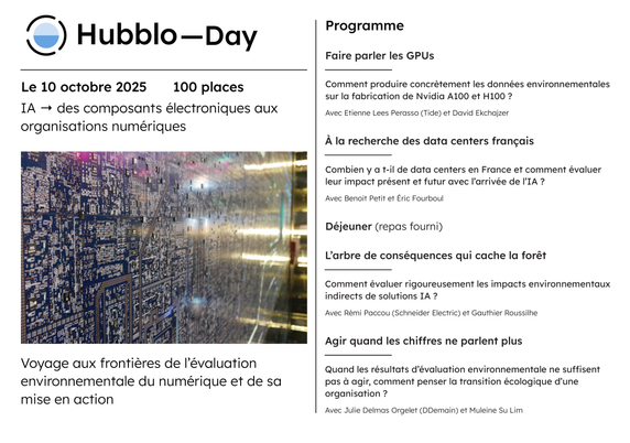 Programme du Hubblo Day