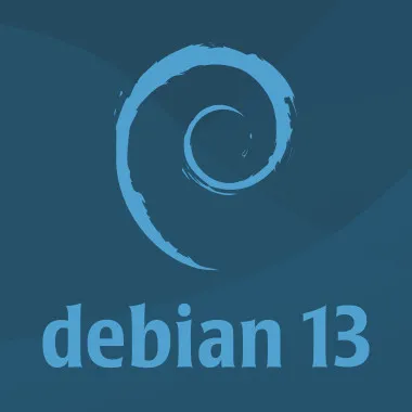 Above: Debian GNU/Linux logo
Below: debian 13