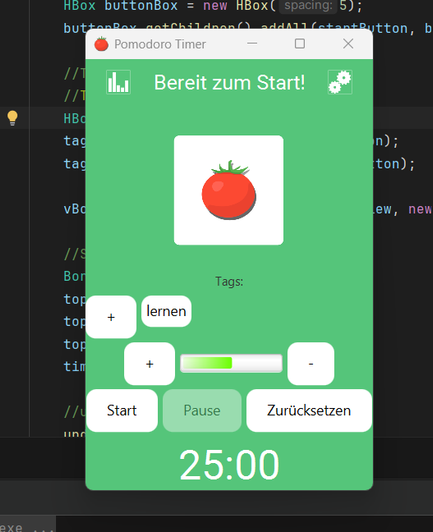 work on new feature pomodoro timer