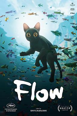 Poster of the Flow movie – A cat underwater