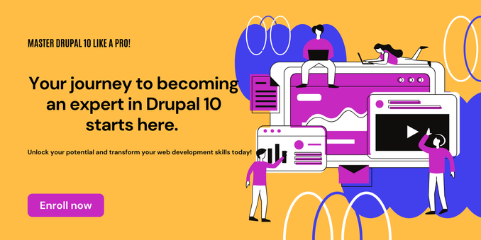 We're excited to announce that we've completely revised and updated our popular #Drupal 10 course!


We believe in providing the most current and comprehensive training possible. That's why we've rebuilt our Drupal 10 curriculum from the ground up, incorporating the latest best practices, new features, and real-world examples.

Enroll today: https://jos.cx/training

#webdev #web #cms #learning