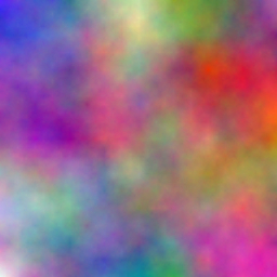 A computer generated, multi-coloured, fractal plasma. Generated using the Diamond-Square algorithm.