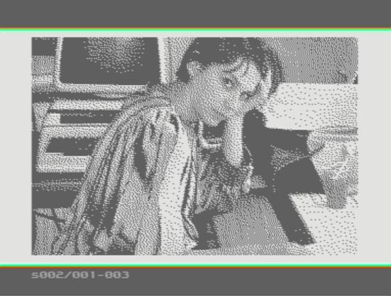 Game Design professor Linda Breitlauch in the 1980s - with her #CBM #PET computer