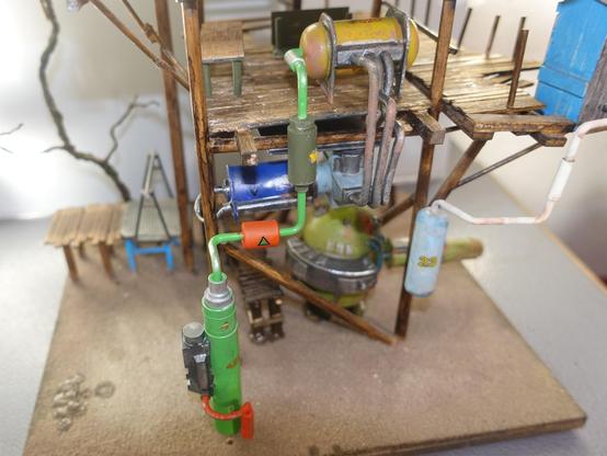 Swamp mill diorama details