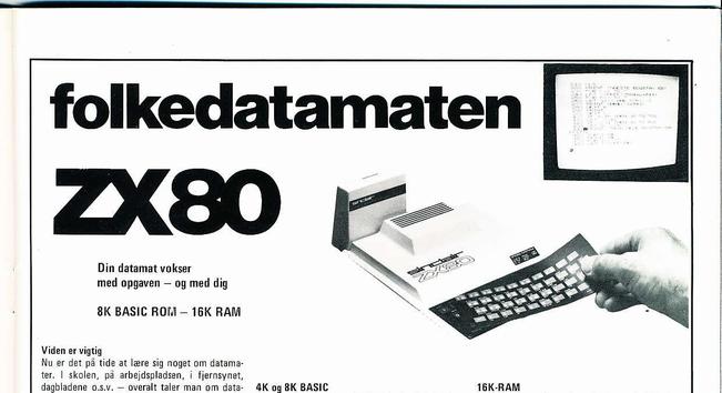 ad for "folkedatamaten ZX80"