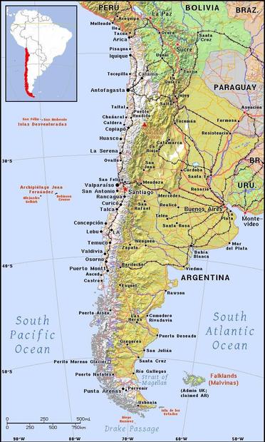 A map showing the location of Chile
Credit https://ian.macky.net/pat/