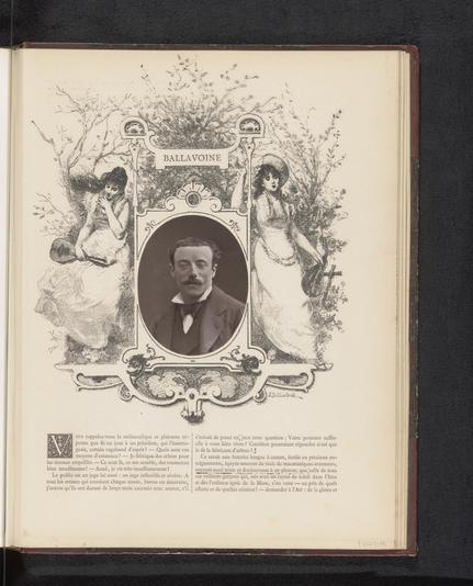 Portret van Jules-Frédéric Ballavoine, anonymous, Goupil & Cie. (attributed to), c. 1872 - in or before 1877