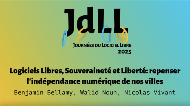 JDLL 2025 : souverainté, liberté, indépendance numérique de nos villes