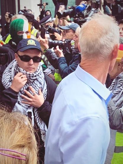 Mo Chara leaving court in crowd