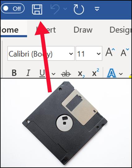 Microsoft Word, Floppy Disk, Floppy Disk Save Icon, Computers