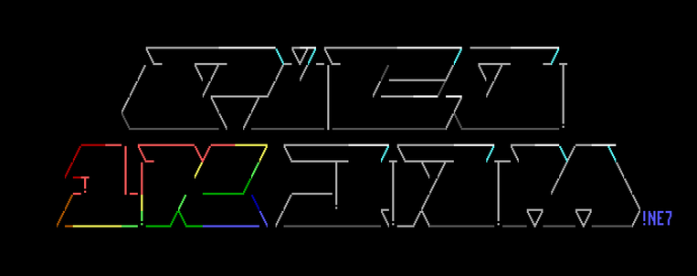 PICO-1K Jam Amiga ANSI logo originally by ne7
(...and re-coloured - hopefully not butchered - by me 😇)