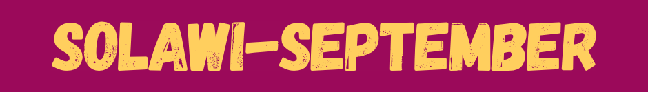 Schriftzug Solawi-September