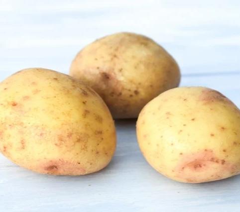 Three large floury potatoes.