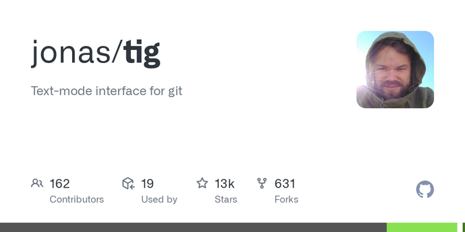 Text-mode interface for git. Contribute to jonas/tig development by creating an account on GitHub.