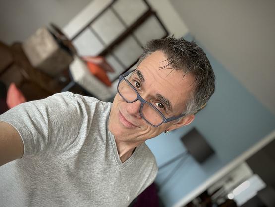 A selfie taken in 2022