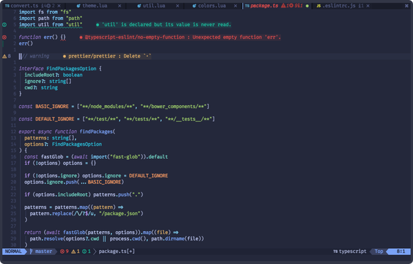 🏙  A clean, dark Neovim theme written in Lua, with support for lsp, treesitter and lots of plugins. Includes additional themes for Kitty, Alacritty, iTerm and Fish. - folke/tokyonight.nvim