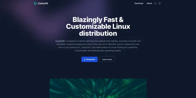 CachyOS — Blazingly Fast OS based on Arch Linux