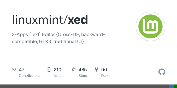 X-Apps [Text] Editor (Cross-DE, backward-compatible, GTK3, traditional UI) - linuxmint/xed