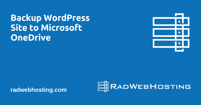 Backup WordPress Site to Microsoft OneDrive