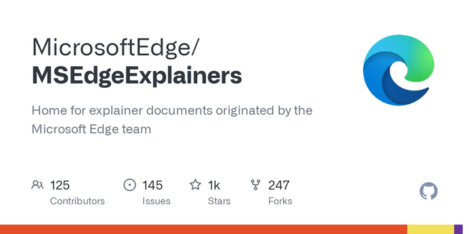 Home for explainer documents originated by the Microsoft Edge team - MicrosoftEdge/MSEdgeExplainers