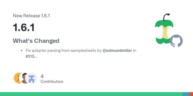 What's Changed

Fix adapter parsing from samplesheets by @edmundmiller in #315
Test samplesheet adapter removal at the pipeline level by @edmundmiller in #316
Json schema improvements by @Oliversin...