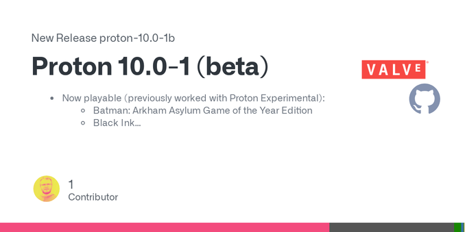 Now playable (previously worked with Proton Experimental):

Batman: Arkham Asylum Game of the Year Edition
Black Ink
Factorio
Ignited Entry
Microsoft Flight Simulator 2024
MySims Kingdom
No Man's S...