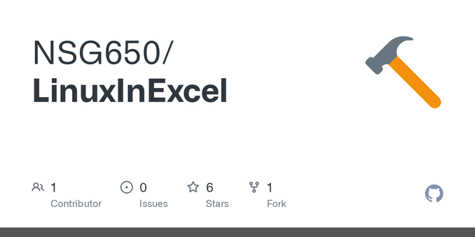Contribute to NSG650/LinuxInExcel development by creating an account on GitHub.