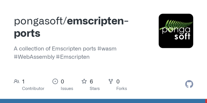A collection of Emscripten ports #wasm #WebAssembly #Emscripten - pongasoft/emscripten-ports
