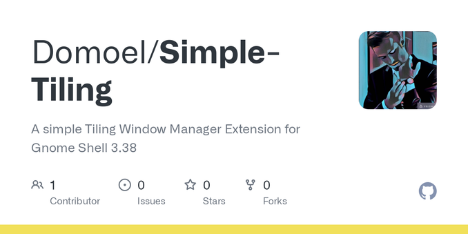 A simple Tiling Window Manager Extension for Gnome Shell 3.38 - Domoel/Simple-Tiling