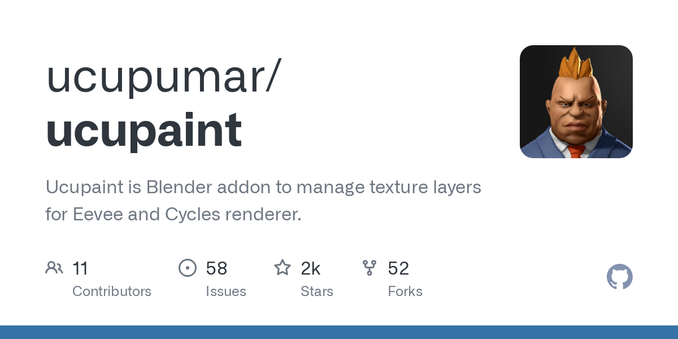 Ucupaint is Blender addon to manage texture layers for Eevee and Cycles renderer. - ucupumar/ucupaint