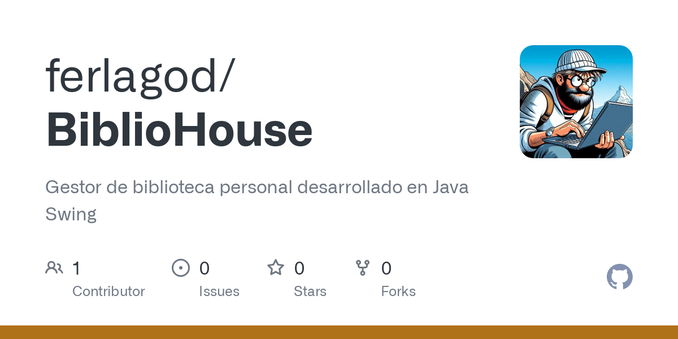 Gestor de biblioteca personal desarrollado en Java Swing - ferlagod/BiblioHouse