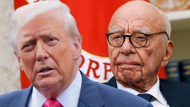 Donald Trump and Rupert Murdoch