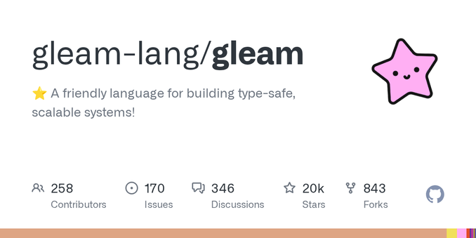 ⭐️ A friendly language for building type-safe, scalable systems! - gleam-lang/gleam