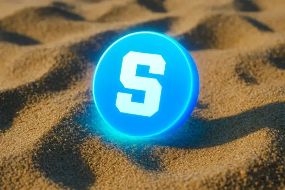 Picture showing The Sandbox coin