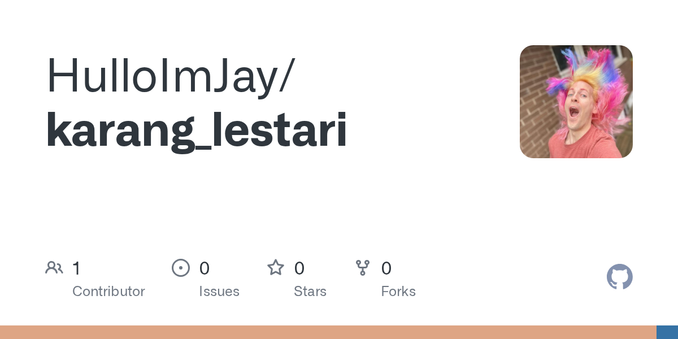 Contribute to HulloImJay/karang_lestari development by creating an account on GitHub.