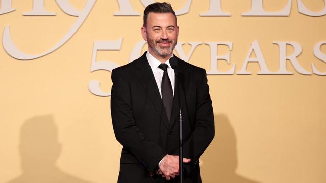 Jimmy Kimmel at the 50th Annual Gracie Awards held at the Beverly Wilshire on May 20, 2025 in Beverly Hills, California.