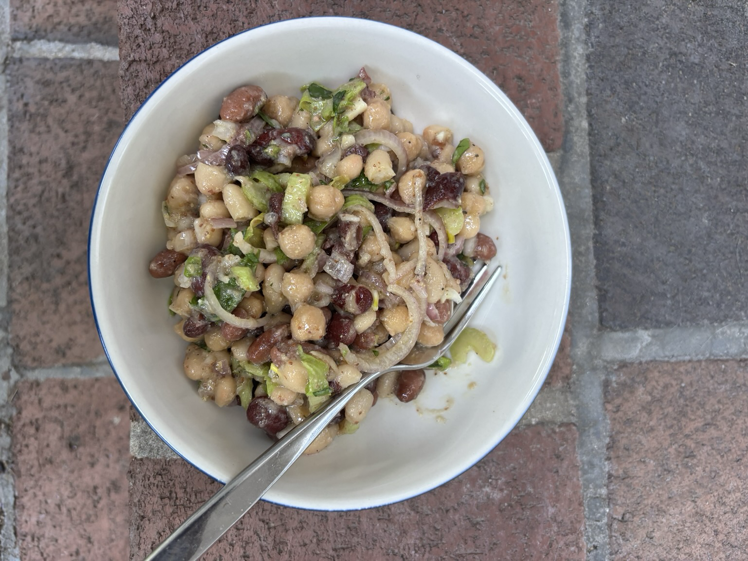 Classic #Vegan Bean Salad.