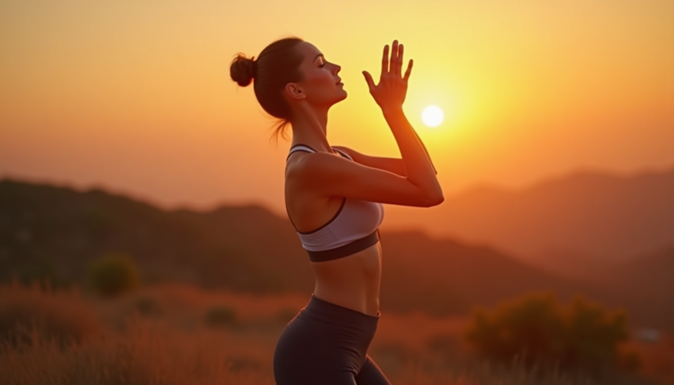 photo of a person exercising
