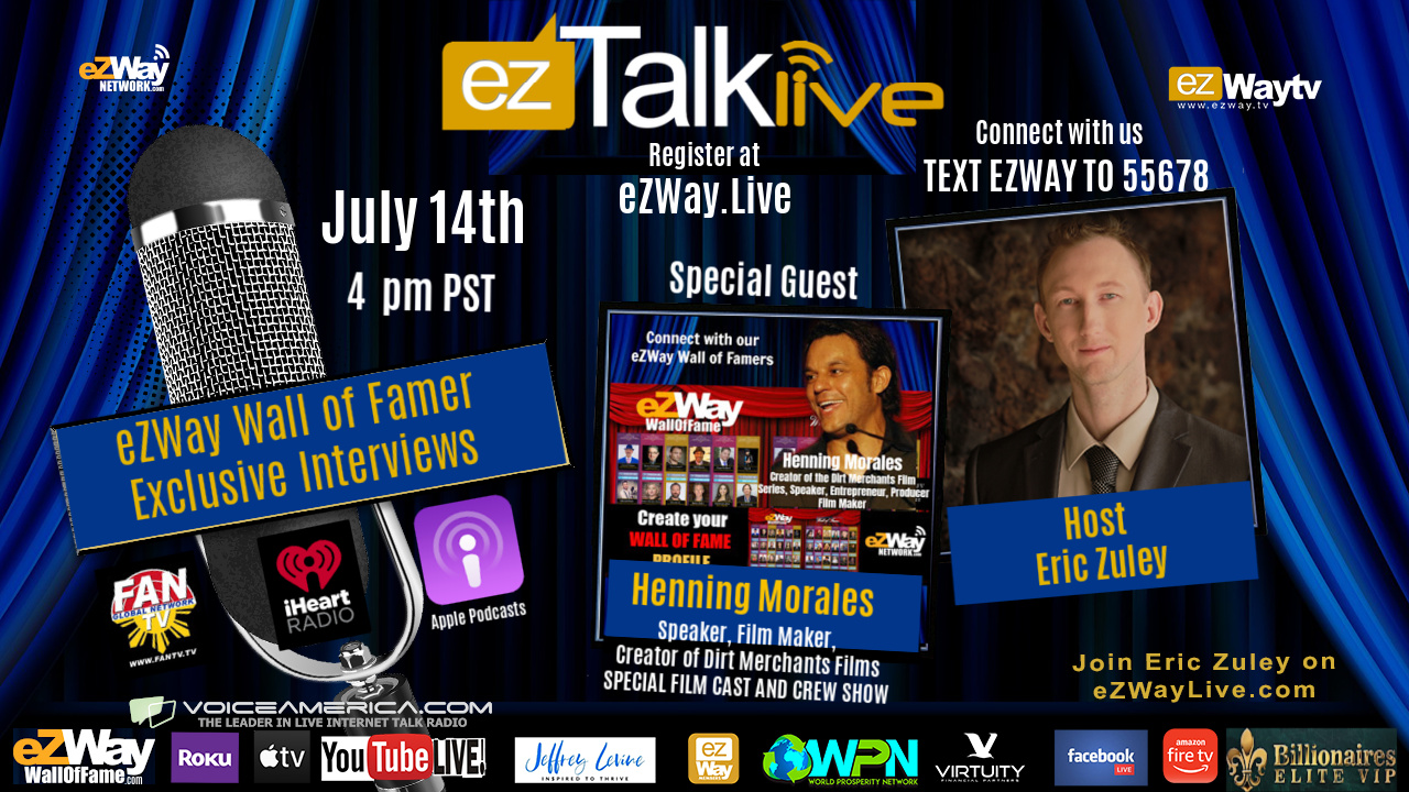 Henning Morales, Reatha Grey on EZ TALK LIVE with Eric Zuley