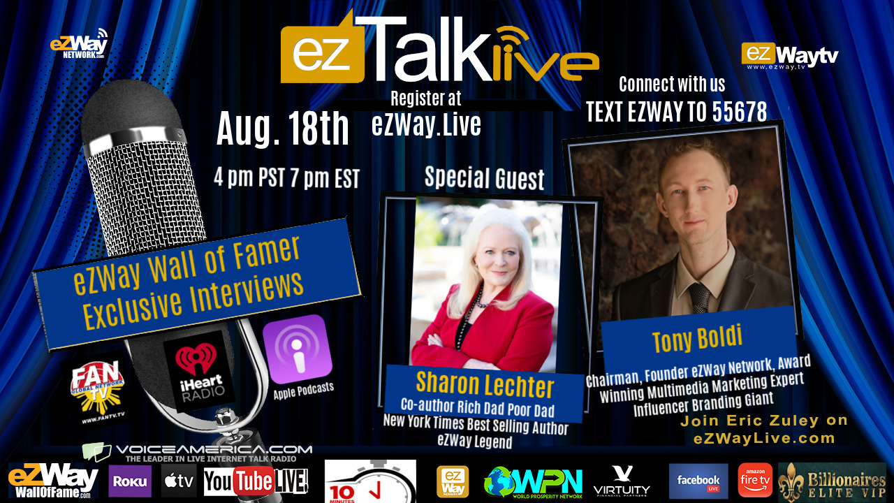 Sharon Lechter on EZ TALK LIVE with Eric Zuley