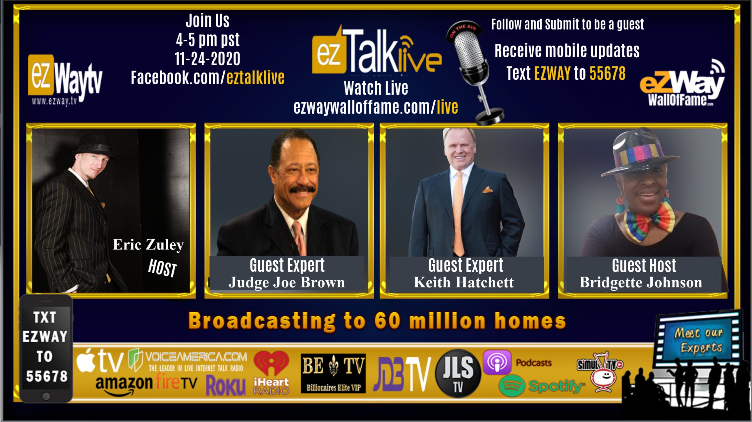EZ TALK LIVE 12-01-2020 Judge Joe Brown, Keith Hatchett LeasePal