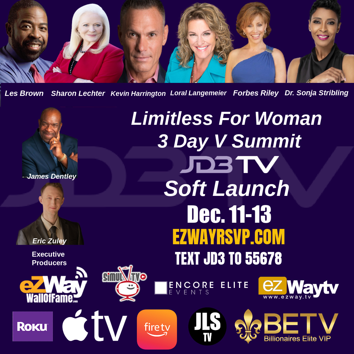 Limitless For Women 3 Days Summit Soft Launch of JD3TV