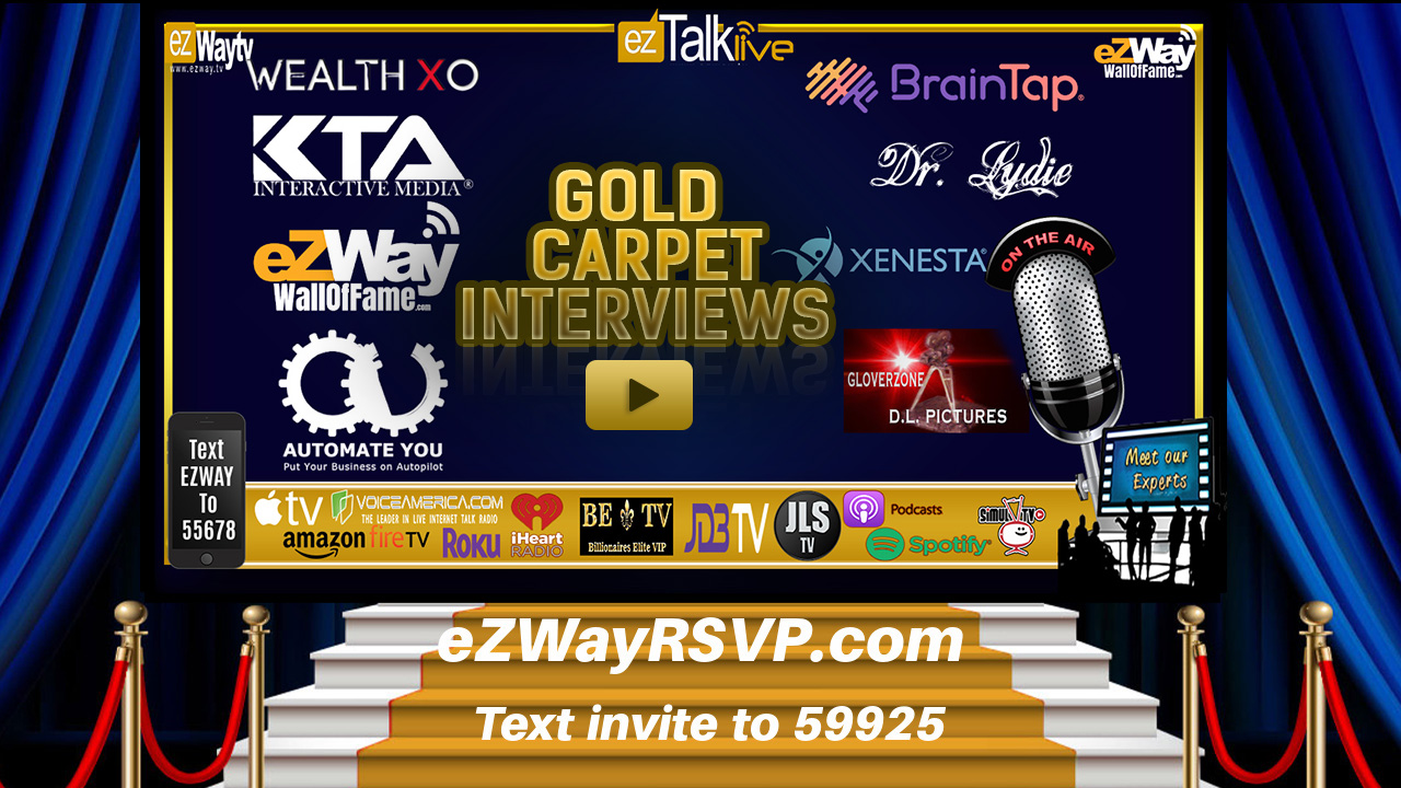 GET INTERVIEWED ON OUR VIRTUAL GOLD CARPET