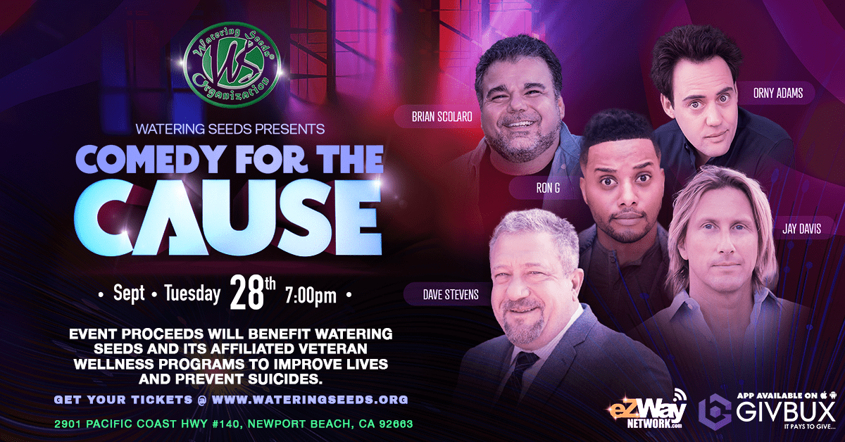 Comedy For The Cause Watering Seeds